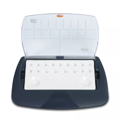 Renfert Lay Glazed Porcelain Art Color Mixing Tray Dental Lab Single Tray